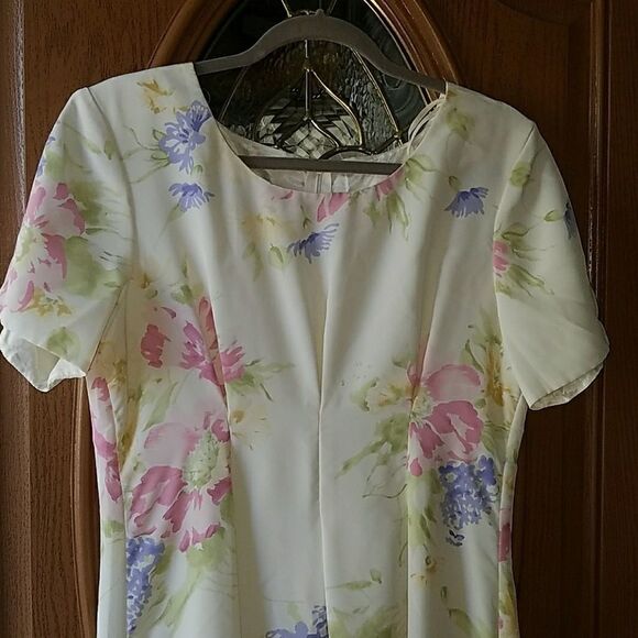 Jeffrey & Dara floral summer dress Sz. 10 - Picture 2 of 6
